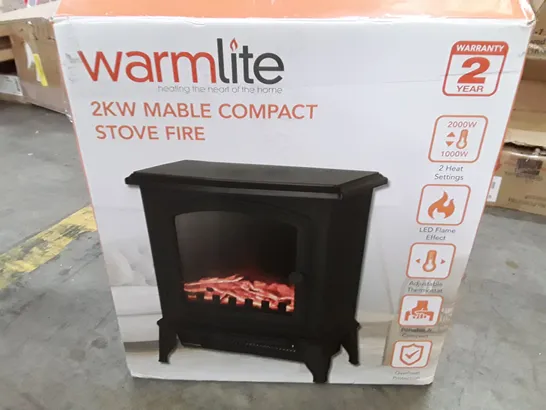 BOXED WARMLITE 36CM ELECTRIC STOVE