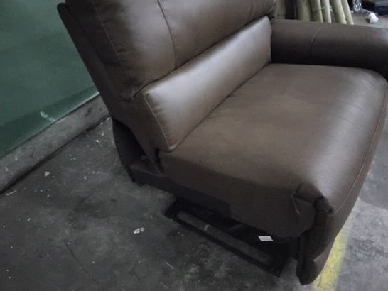 BARCELONA BROW  LEATHER POWER RECLINING SECTION