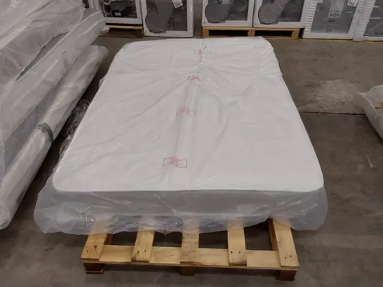 QUALITY BAGGED 4'6" DOUBLE MEMORY FOAM OPEN COIL MATTRESS