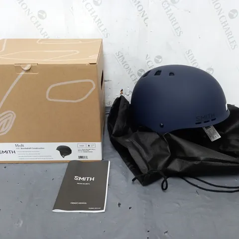 BOXED SMITH SMALL ULTIMATE INTEGRATION HORSE RIDING HELMET 