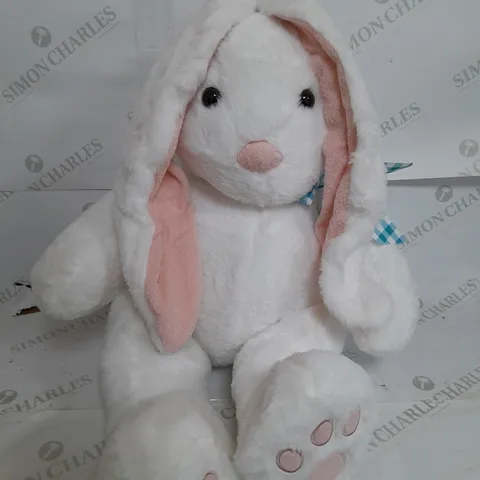 BOX OF 6 BRAND NEW EASTER CUDDLY BUNNY IN WHITE 