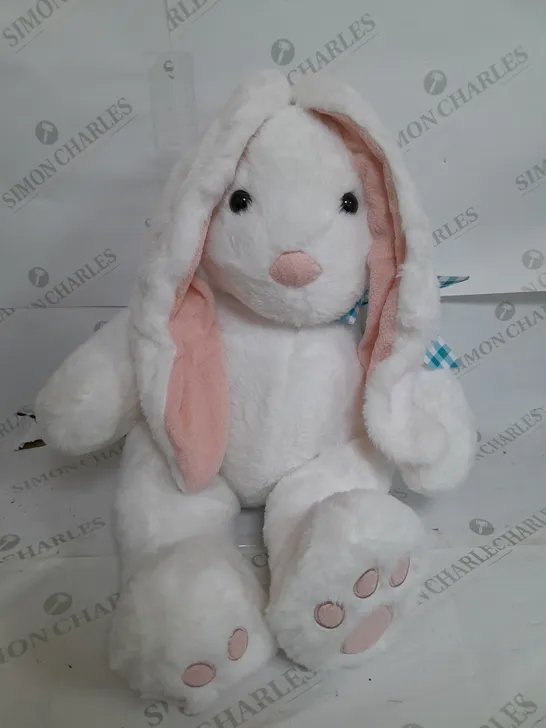 BOX OF 6 BRAND NEW EASTER CUDDLY BUNNY IN WHITE 