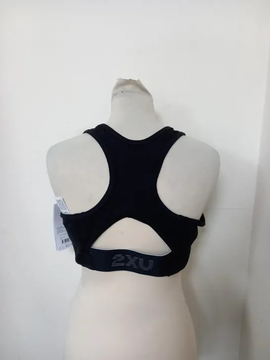 2XU BLACK MOTION RACERBACK BRA SZE XL 