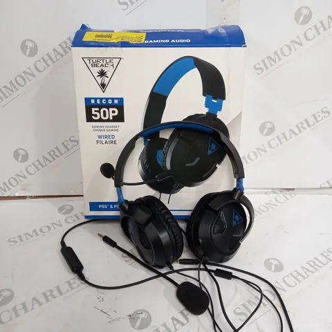 TURTLE BEACH RECON 50P GAMING HEADSET WIRED FOR PS5 AND PS4