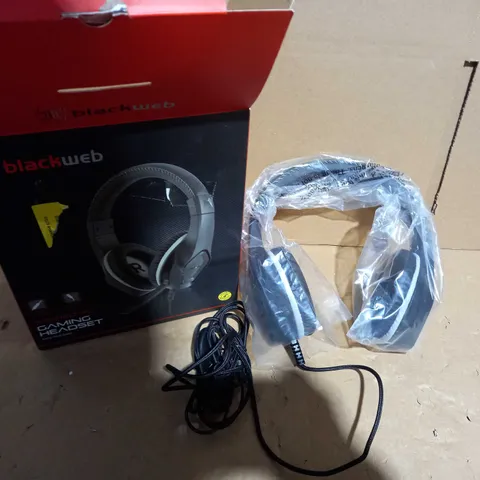 BOXED BLACKWEB GAMING HEADSET