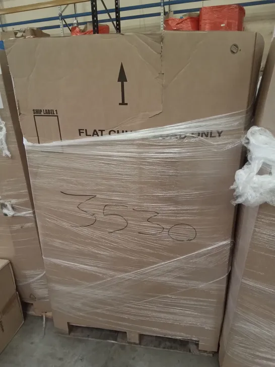 PALLET OF ASSORTED ITEMS INCLUDING WOODEN SLANT BOARD, LLIVEKIT AIR FRYER, ELECTRIC CLOTHES DRYER, COOKTRON SINGLE INDUCTION COOKER, IGNITE FLOW SCOOTER, SAFETY DART SET