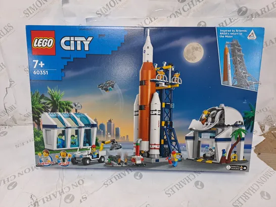 BOXED LEGO CITY ROCKET LAUNCH CENTRE 60351 BUILDING KIT RRP £129.99