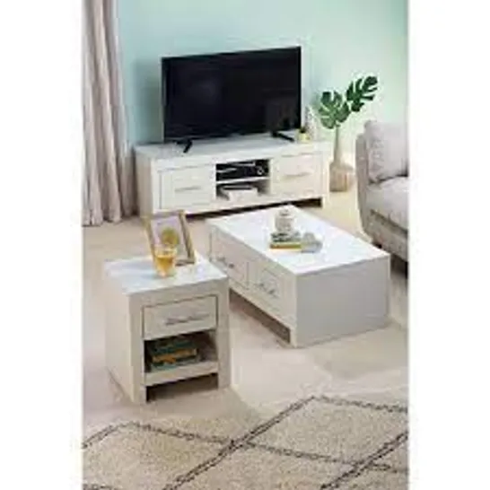 BOXED 3PCS BICESTERFURNITURE SET WHITE (2 BOXES)