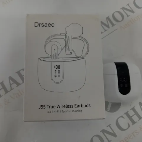 DRSAEC J55 TRUE WIRELESS EARBUDS IN WHITE