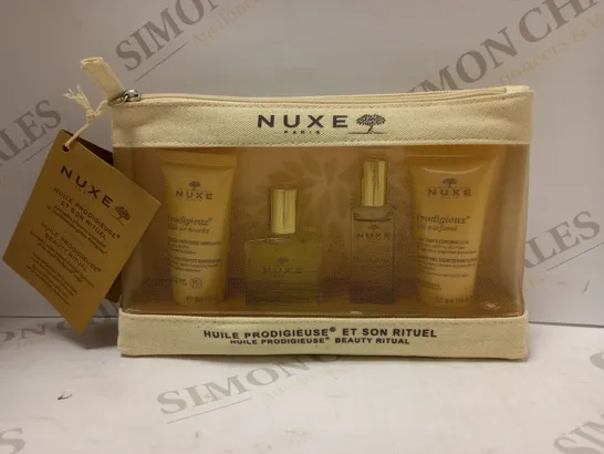 NUXE HUILE PRODIGIEUSE BEAUTY RITUAL POUCH