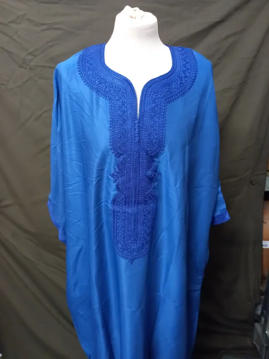 MAGHRIBI FULL BODY DRESS IN BLUE - SIZE UNSPECIFIED 