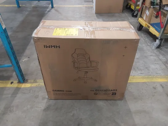 BOXED IWMH GAMING CHAIR - BLACK 