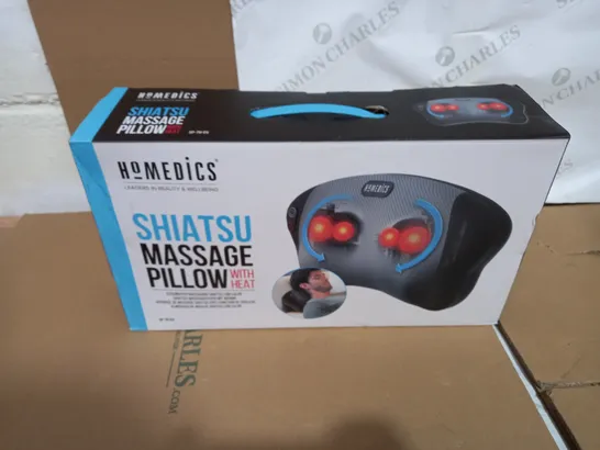 BOXED HOMEDICS SHIATSU MASSAGE PILLOW WITH HEAT SP-7H-EU