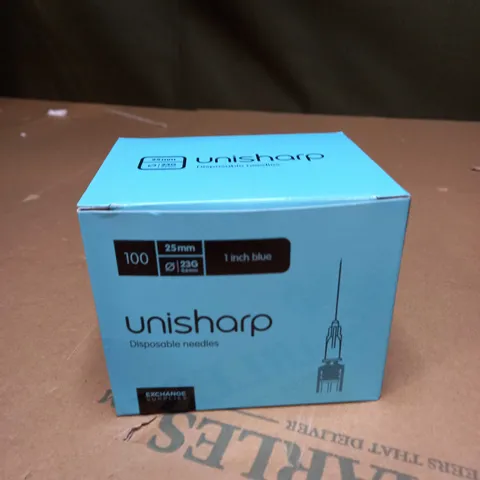 LARGE BOX OF UNISHARP DISPOSABLE NEEDLES