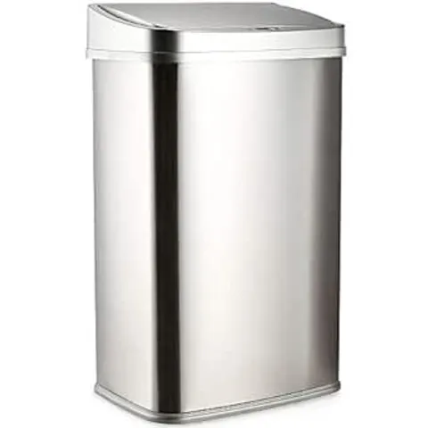 ALAUIA STAINLESS STEEL 50 LITRE MOTION SENSOR BIN 