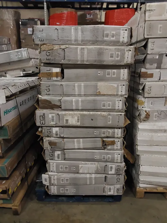 PALLET OF APPROXIMATELY 12 X ASSORTED UNTESTED TVS. BRANDS, MODELS AND CONDITIONS VARY