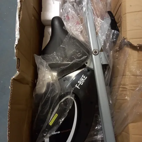 ULTRASPORT FOLDABLE EXERCISE BIKE WITH HAND PULSE SENSORS - COLLECTION ONLY