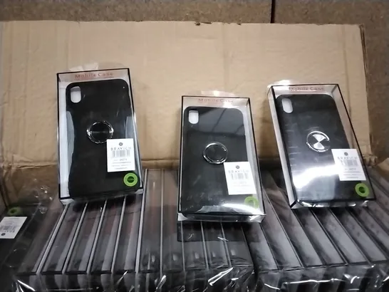 LOT CONTAINING APPROXIMATELY 250 BOXED SEALED IPHONE XS MAX CASES IN BLACK