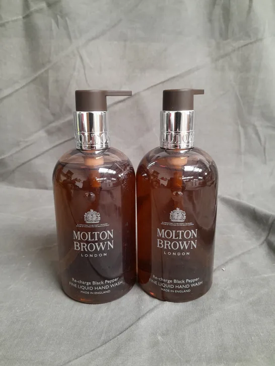 SET OF 2 MOLTON BROWN FINE LIQUID HAND WASH