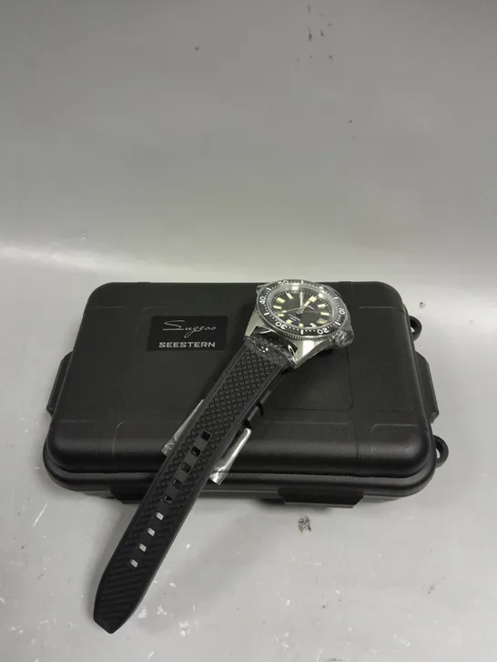 SEESTERN SUGESS BLACK DIAL WATCH 