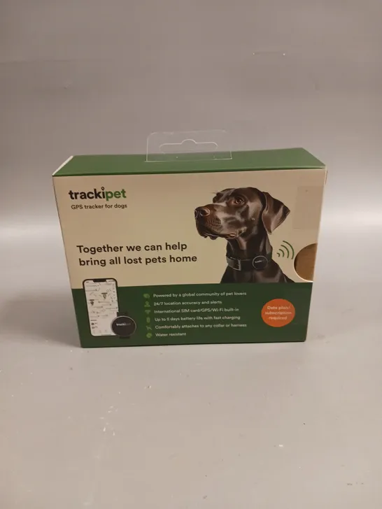 BOXED SEALED TRACKIPET GPS TRACKER FOR DOGS 