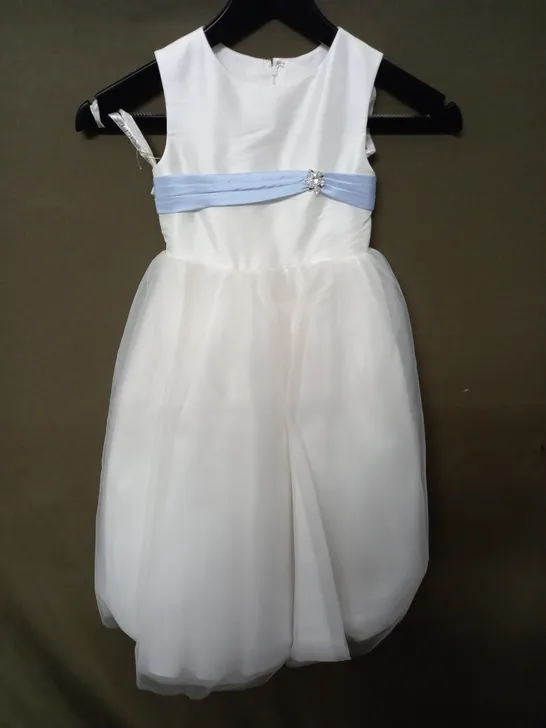 MARK LESLEY OCCASIONAL DRESS WITH CONTRAST BELT - SIZE 4