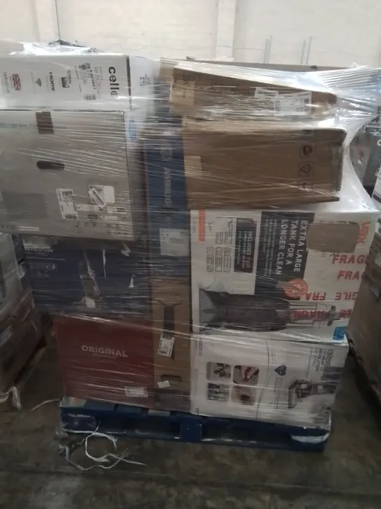 PALLET OF APPROXIMATELY 22 UNPROCESSED RAW RETURN HOUSEHOLD AND ELECTRICAL GOODS TO INCLUDE;