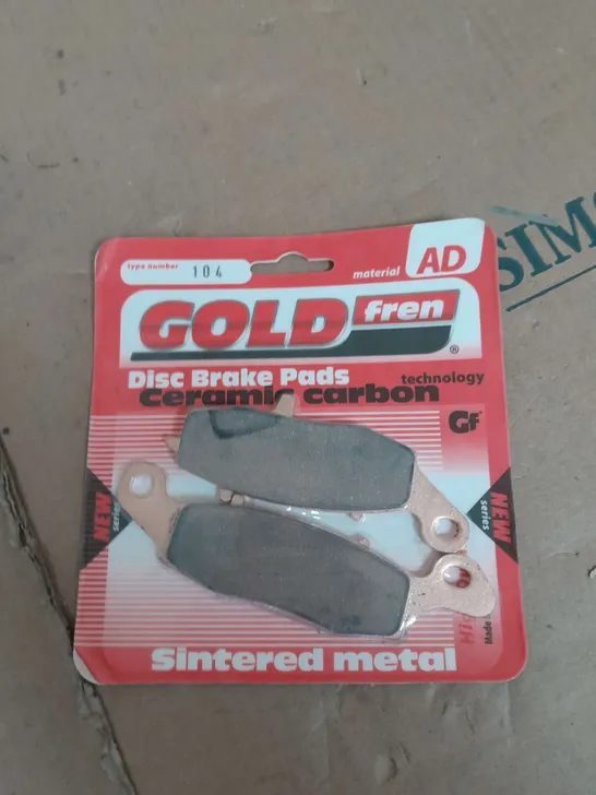 gold fren disc brakes 104