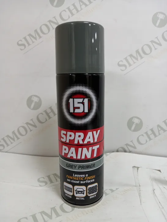 BOX OF 12 X 151 GREY PRIMER SPRAY PAINT 