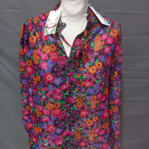 JOE BROWNS FLORAL BLOUSE - UK 12