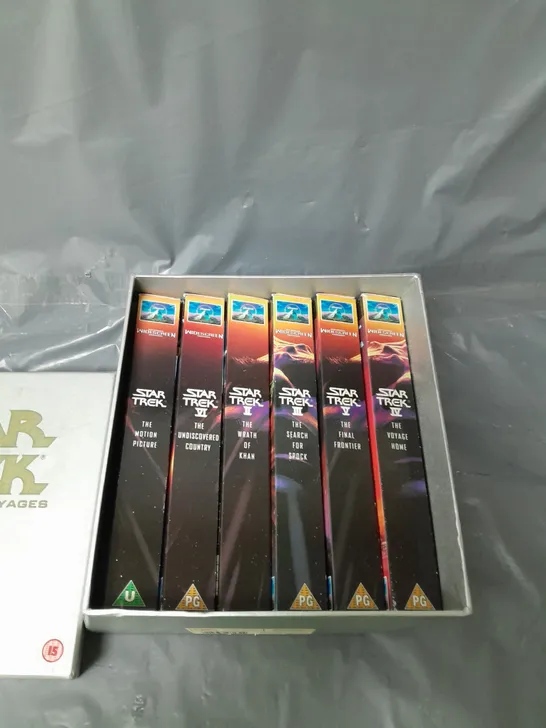 STAR TREK THE SCREEN VOYAGES 6 FILM VHS COLLECTION