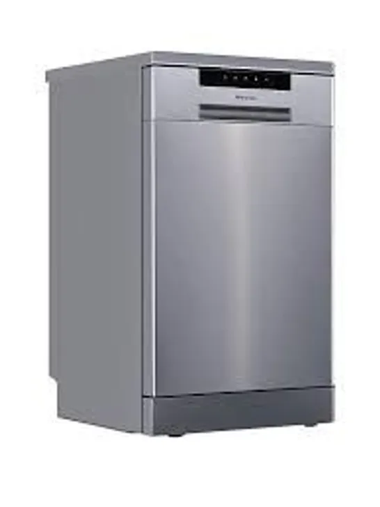 BOXED HISENSE HS523E15WUK SLIMLINE 10 PLACE FREESTANDING DISHWASHER - SILVER