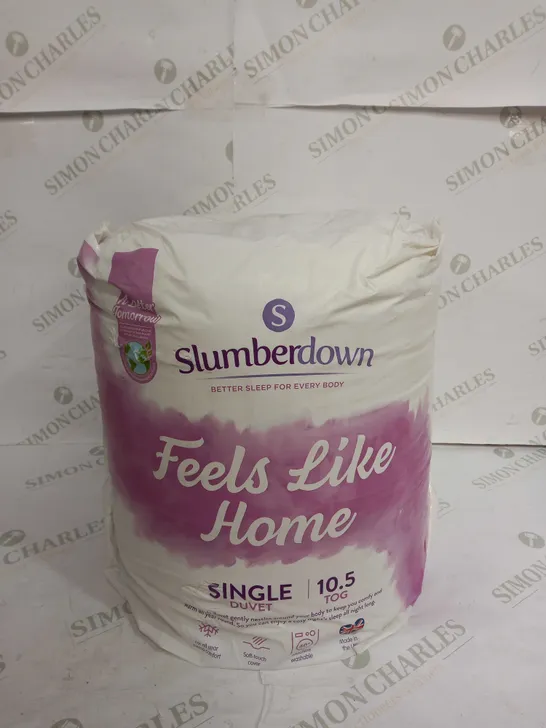 SLUMBERDOWN FEELS LIKE HOME SINGLE DUVET 10.5 TOG