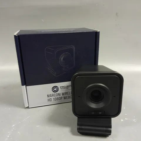 BOXED PROJECT TELECOM MARCONI WIRELESS HD WEBCAM 