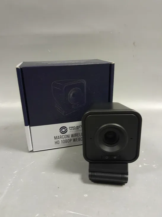 BOXED PROJECT TELECOM MARCONI WIRELESS HD WEBCAM 