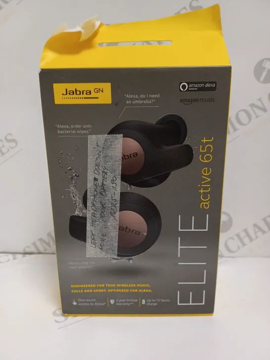 BOXED JABRA ELITE ACTIVE 65T EARBUDS