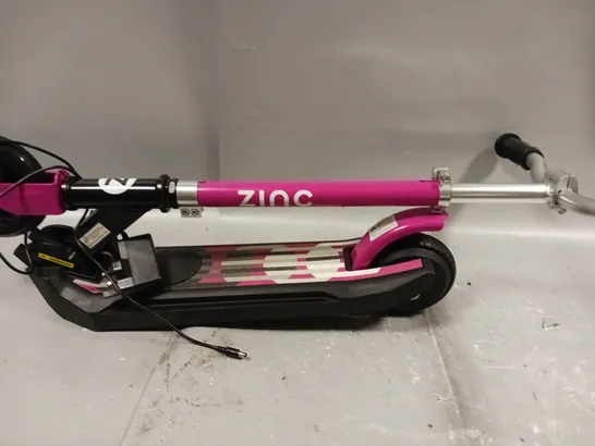 BOXED ZINC E4 MAX FOLDING ELECTRIC SCOOTER IN PINK  RRP £139.99