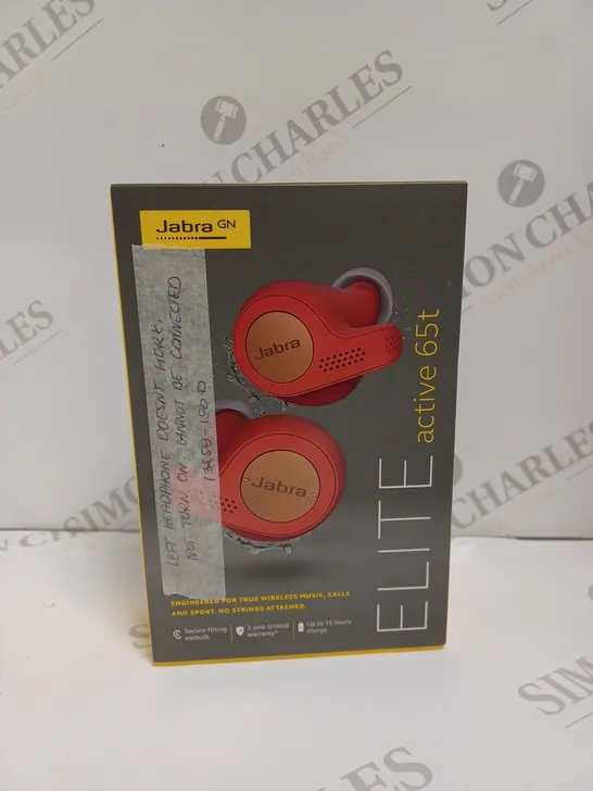 BOXED JABRA ELITE ACTIVE 65T EARBUDS