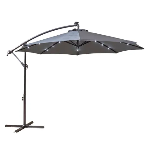 BOXED NEO LED GREY 3M PARASOL (1 BOX)