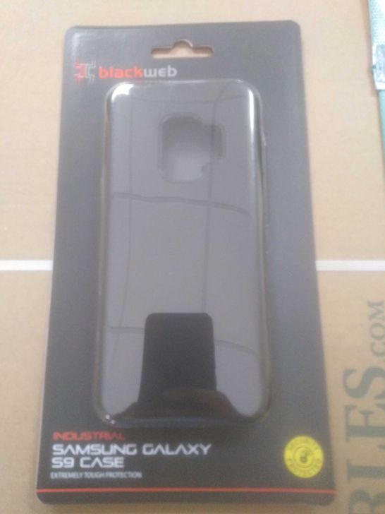 240 BRAND NEW BOXED BLACK WEB INDUSTRIAL SAMSUNG GALAXY S9 CASES(60 BOXES)