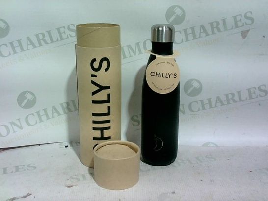 CHILLY'S LEAK PROOF BOTTLE/FLASK - 24HRS COLD/12 HOURS HOT