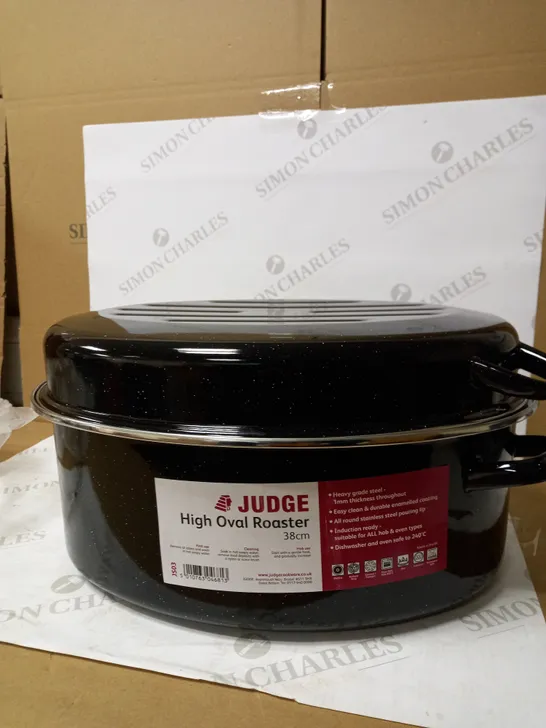 JUDGE OVENWARE ENAMEL OVAL ROASTER 