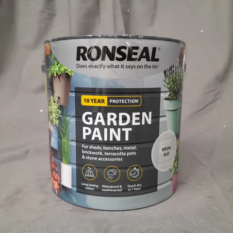 RONSEAL GARDEN PAINT IN WHITE ASH (2.5L)