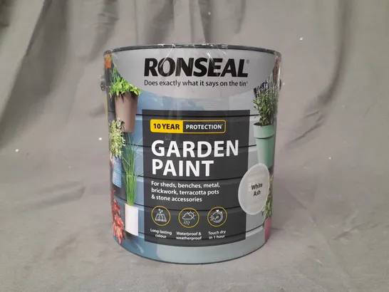 RONSEAL GARDEN PAINT IN WHITE ASH (2.5L)