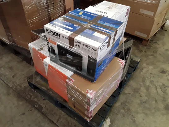 PALLET OF APPROXIMATELY 11 ASSORTED PRINTERS & MONITORS