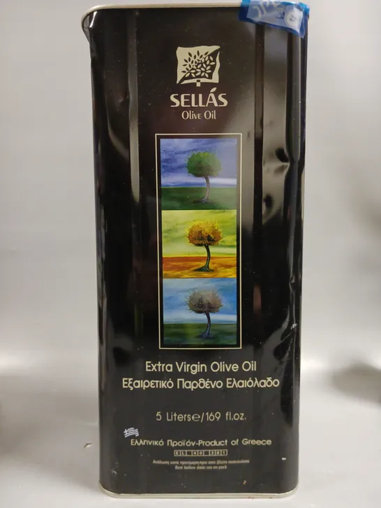 SEALED SELLAS GREEK EXTRA VIRGIN OLIVE OIL - 5L