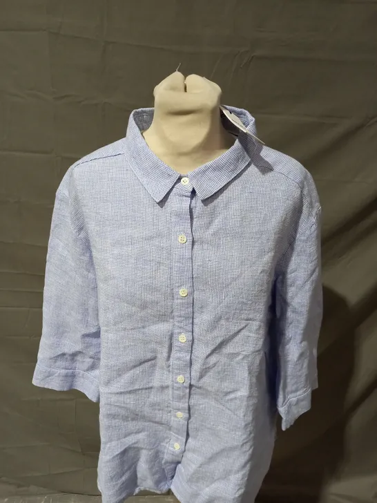 BRORA HAREBELL BUTTONED SHIRT SIZE 16