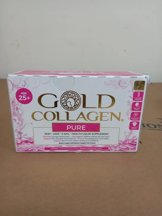 GOLD COLLAGEN PURE FOOD SUPPLEMENT 10 X 50ML BOTTLES