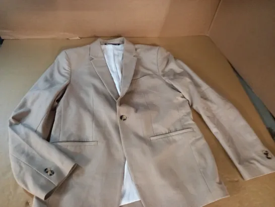 ZARA SUIT JACKET IN NATURAL - EUR 52