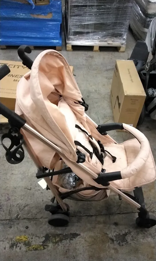 MY BABIIE ROSE COLOURED BABY STROLLER 